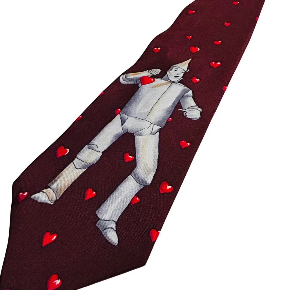 Vintage Tin Man Silk Tie 3.75